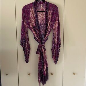 Spell Purple and Cream Women's Robe
